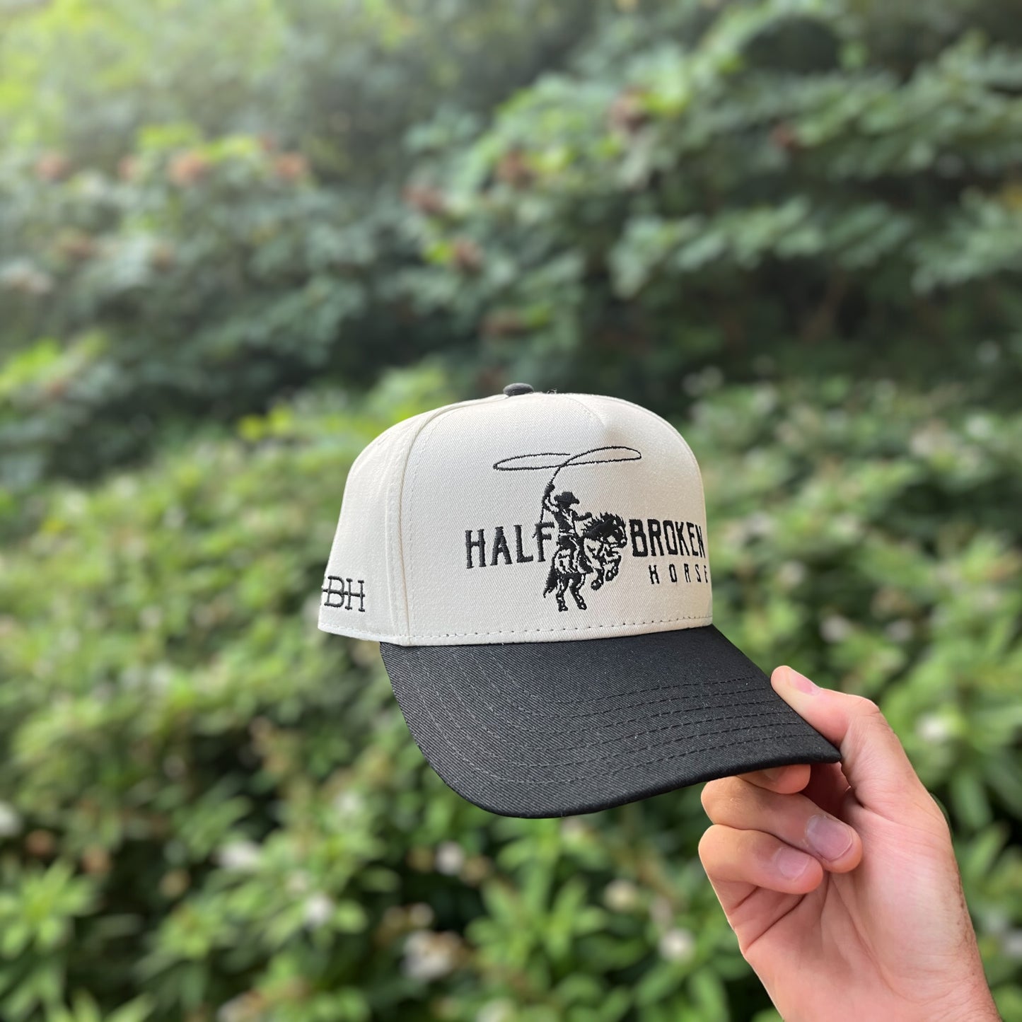 Classic Snapback // Black & Cream