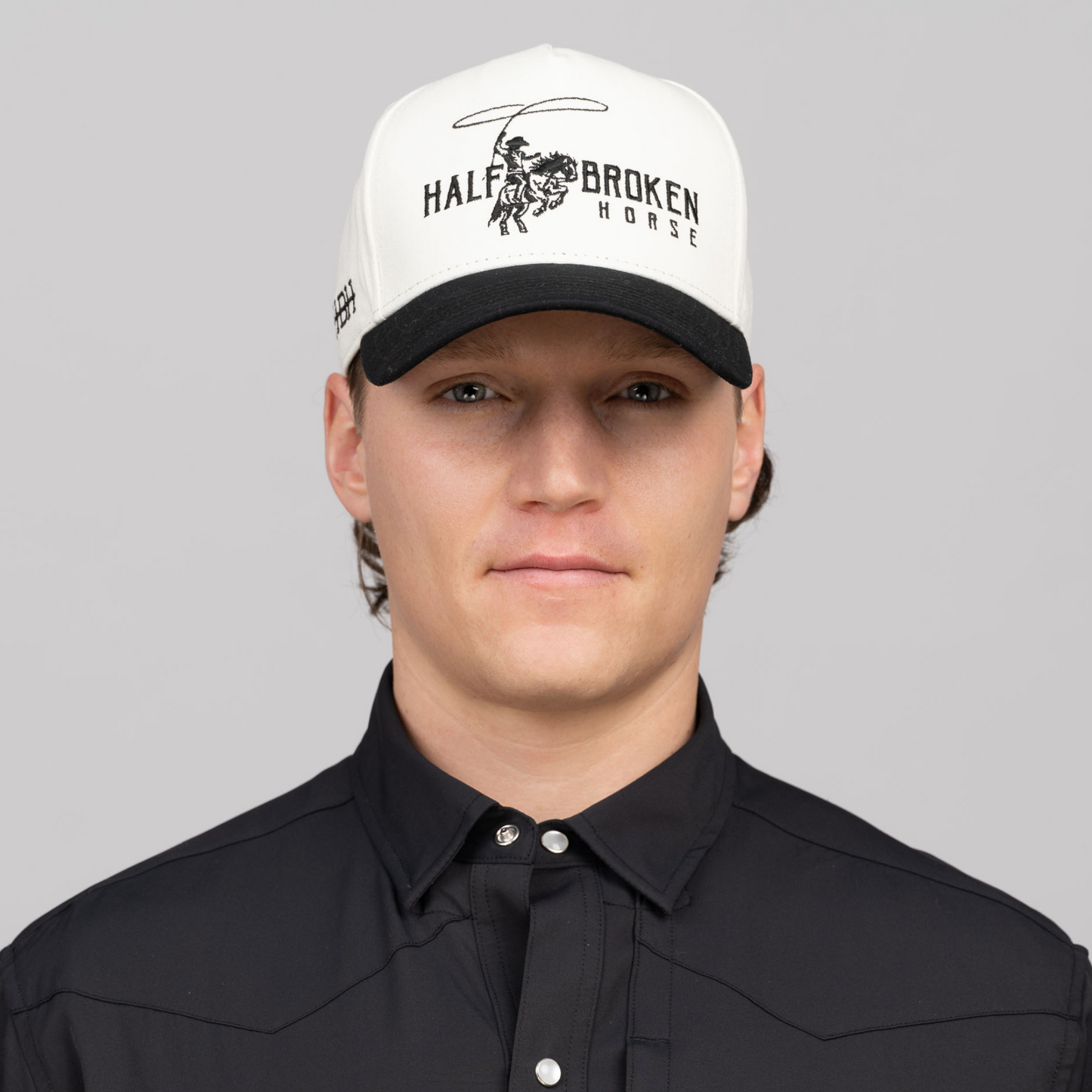 Classic Snapback // Black & Cream