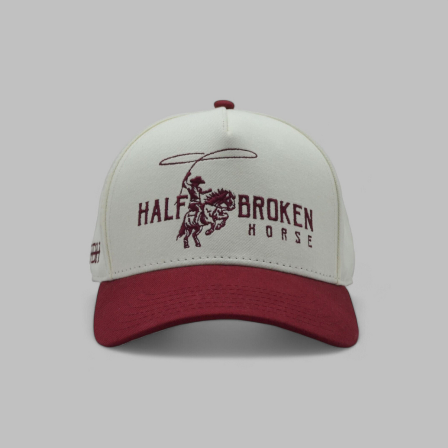 Classic Snapback // Crimson & Cream