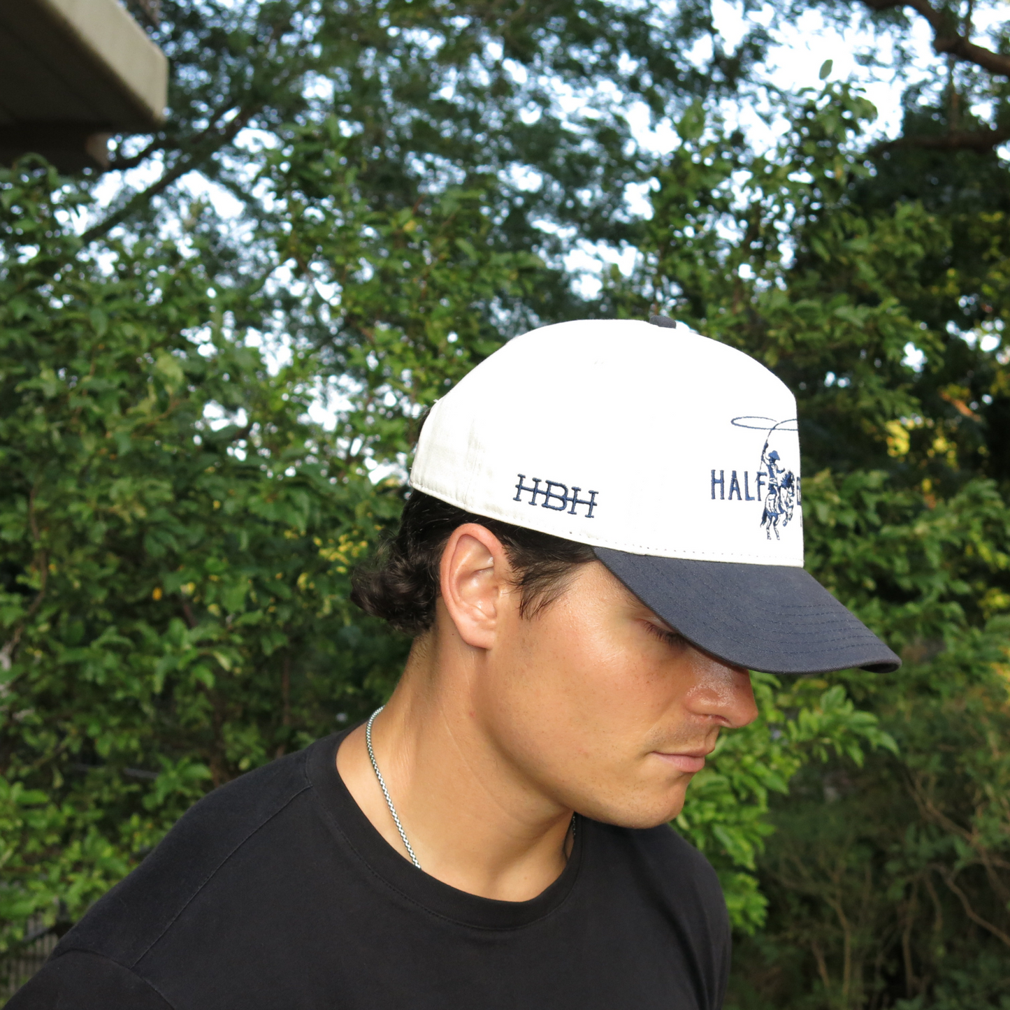 Classic Snapback // Navy & Cream