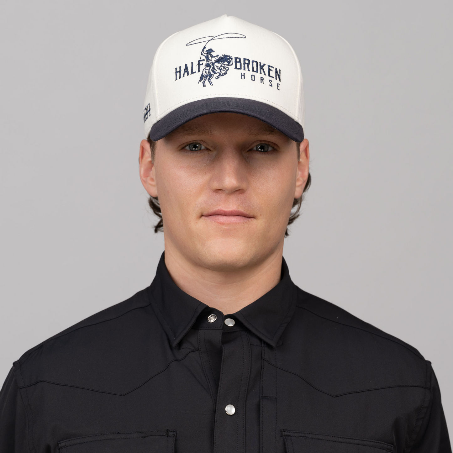 Classic Snapback // Navy & Cream