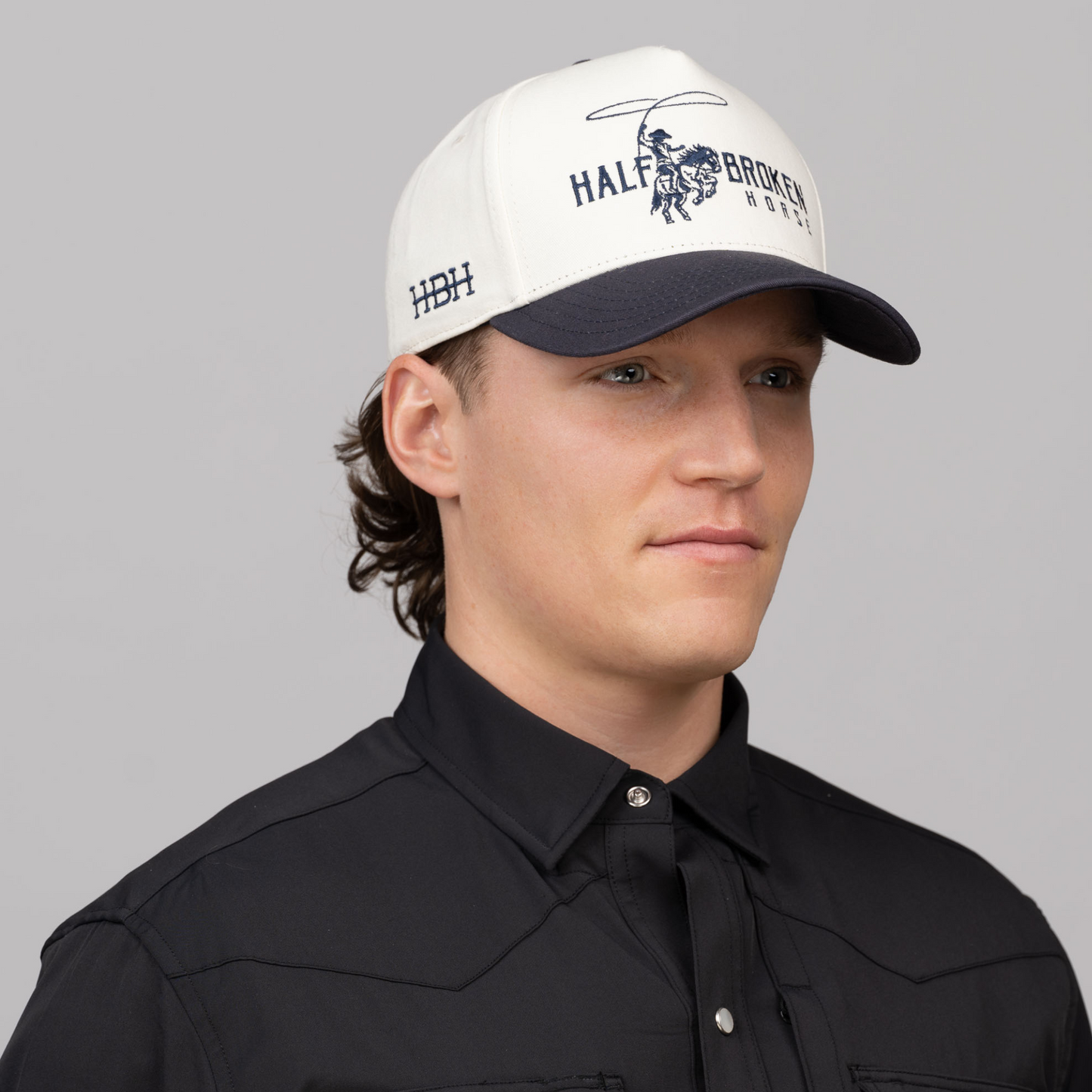 Classic Snapback // Navy & Cream