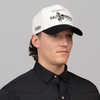 Classic Snapback // Black & Cream