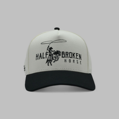 Classic Snapback // Black & Cream