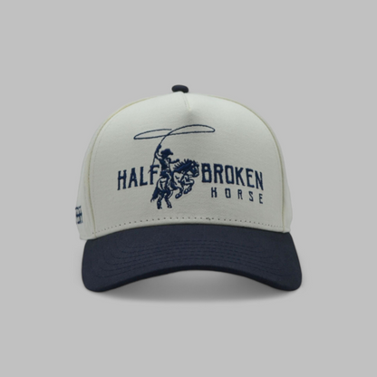 Classic Snapback // Navy & Cream
