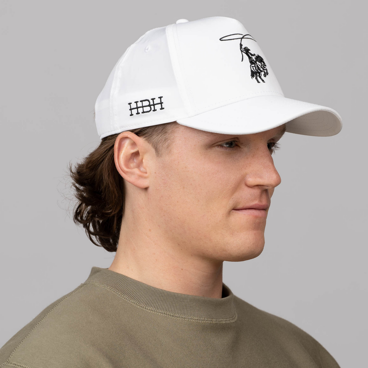Performance Snapback // White & Black