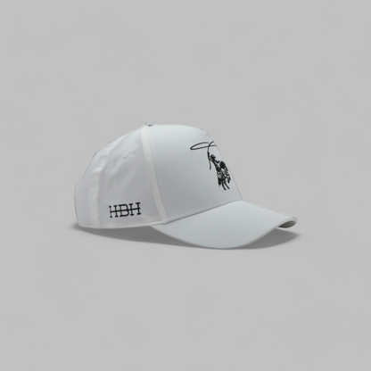 Performance Snapback // White & Black